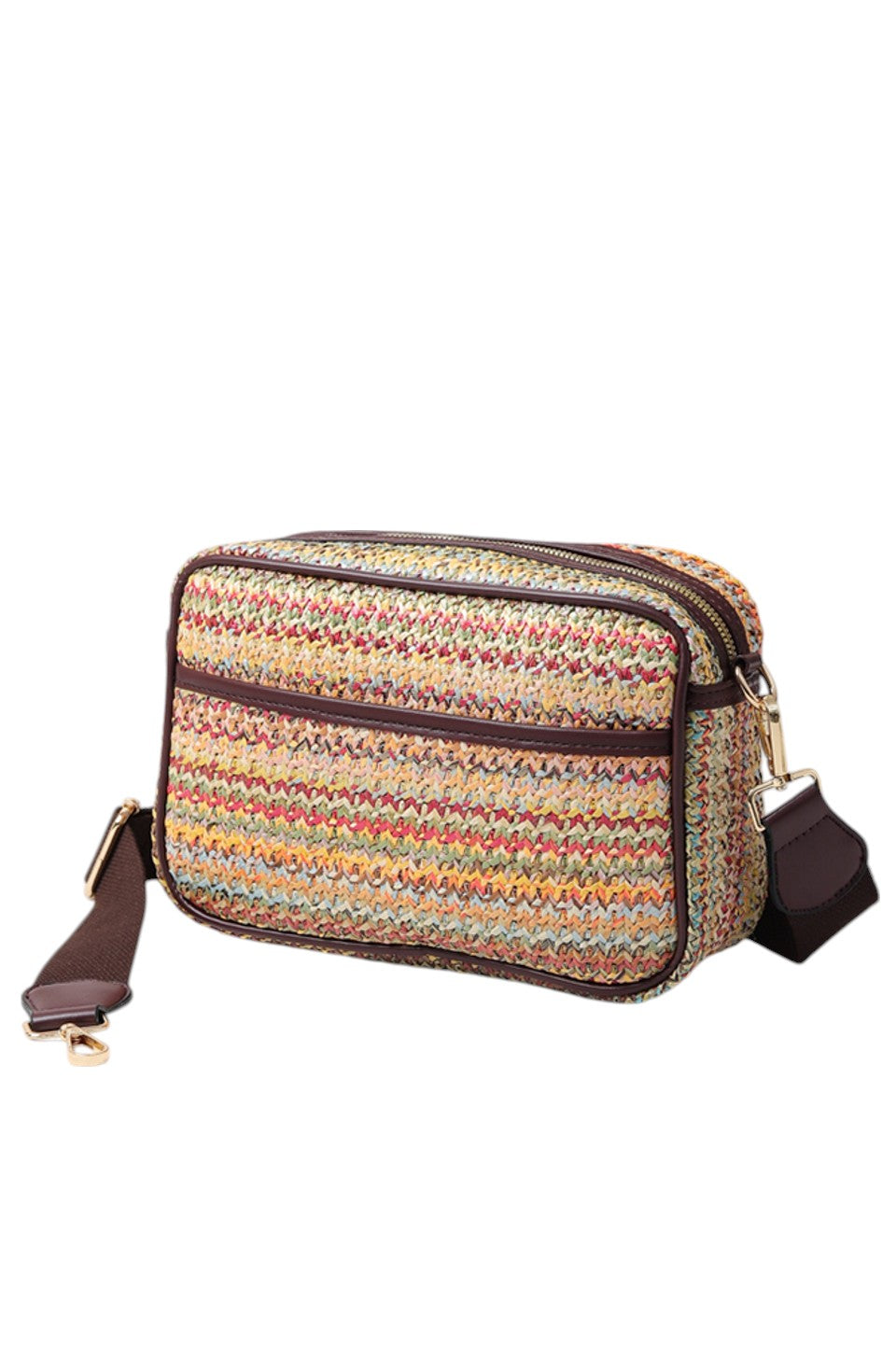 Straw Camera Bag offers a refined balance of natural materials and practical design, providing secure protection for your camera equipment. Its sturdy straw construction ensures lightweight durability, while the thoughtfully designed compartments keep your gear organized and accessible. Perfect for photographers who value both style and functionality, this bag delivers reliable performance in a distinctive, eco-conscious package.