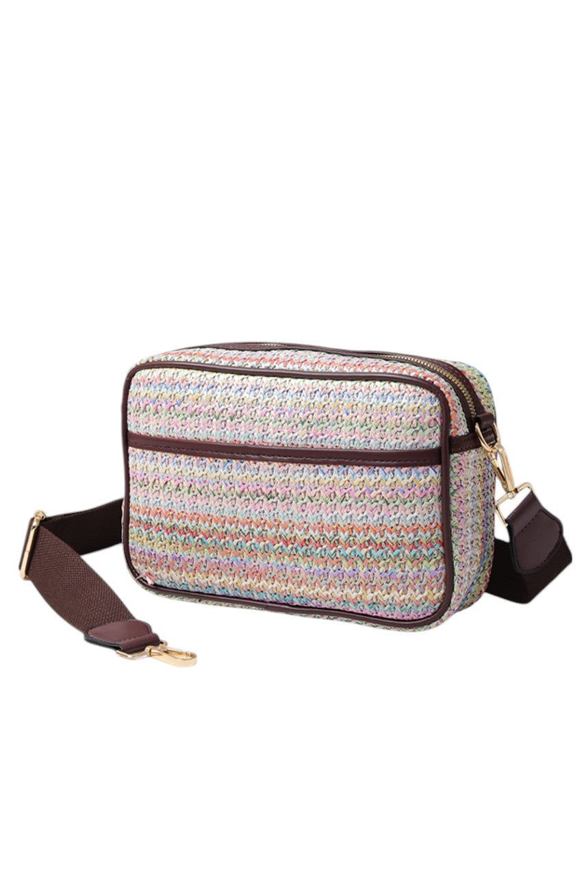 Straw Camera Bag offers a refined balance of natural materials and practical design, providing secure protection for your camera equipment. Its sturdy straw construction ensures lightweight durability, while the thoughtfully designed compartments keep your gear organized and accessible. Perfect for photographers who value both style and functionality, this bag delivers reliable performance in a distinctive, eco-conscious package.