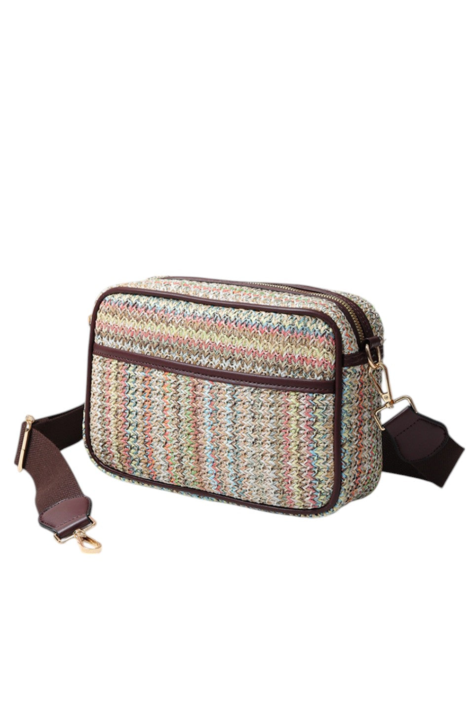 Straw Camera Bag offers a refined balance of natural materials and practical design, providing secure protection for your camera equipment. Its sturdy straw construction ensures lightweight durability, while the thoughtfully designed compartments keep your gear organized and accessible. Perfect for photographers who value both style and functionality, this bag delivers reliable performance in a distinctive, eco-conscious package.