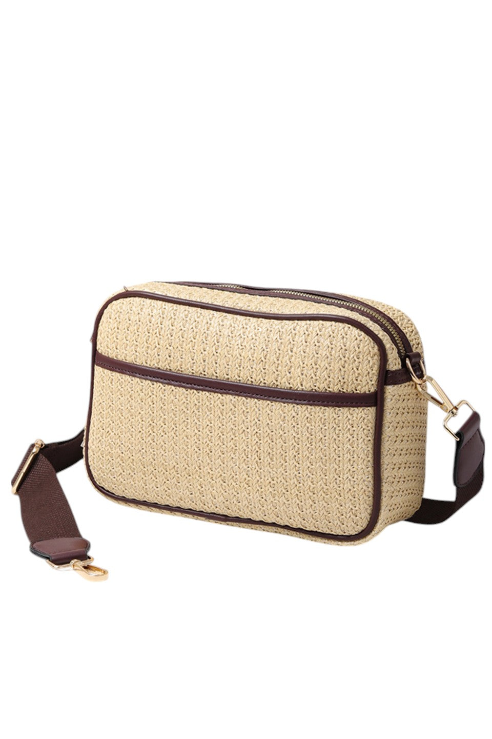 Straw Camera Bag offers a refined balance of natural materials and practical design, providing secure protection for your camera equipment. Its sturdy straw construction ensures lightweight durability, while the thoughtfully designed compartments keep your gear organized and accessible. Perfect for photographers who value both style and functionality, this bag delivers reliable performance in a distinctive, eco-conscious package.