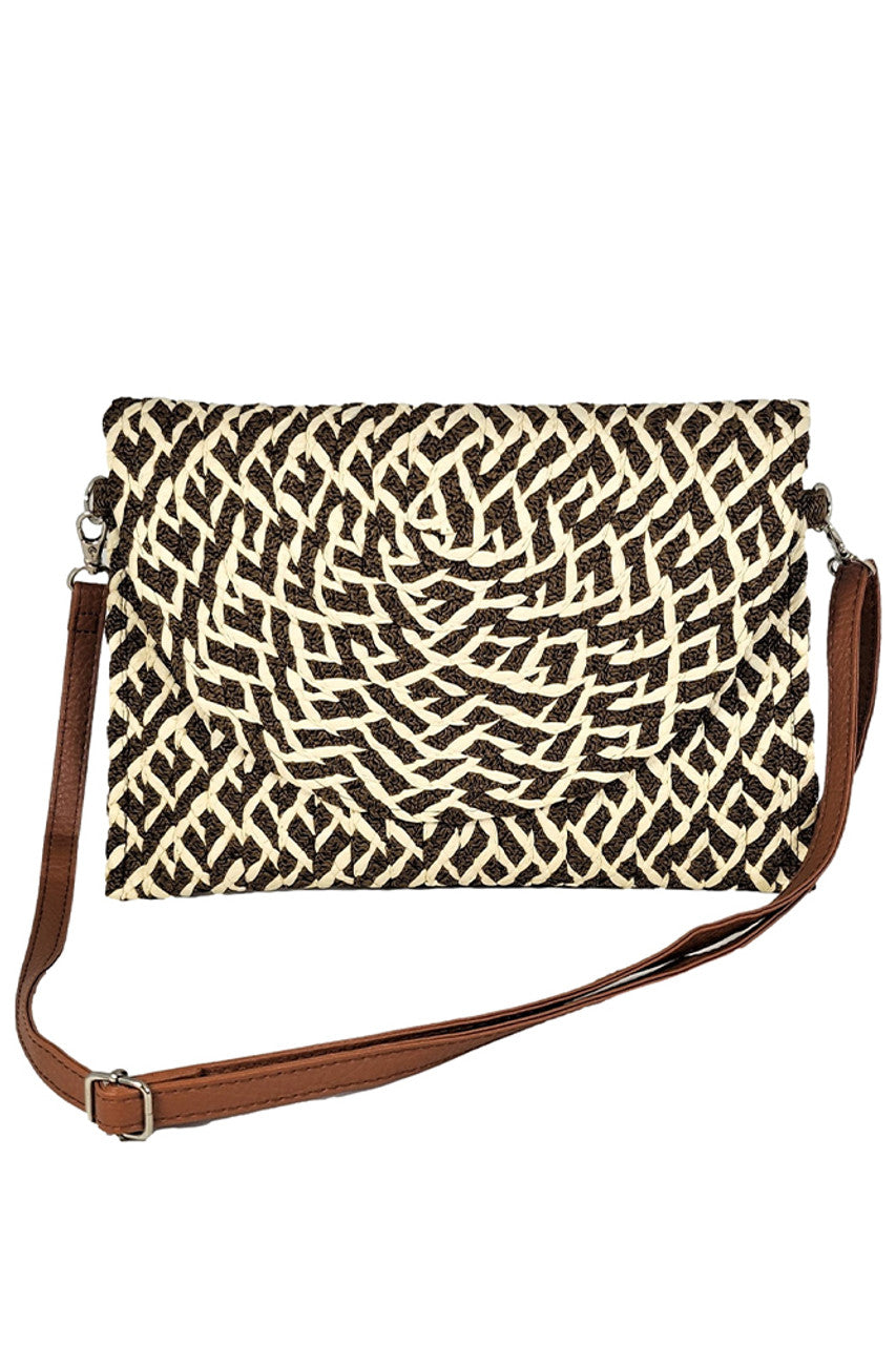 Straw Pattern Clutch Crossbody Bag combines natural texture with practical design, offering a lightweight and stylish accessory for everyday use. It's woven straw pattern adds a touch of artisanal charm, while the crossbody strap ensures hands-free convenience. Ideal for carrying essentials securely, this bag complements both casual and semi-formal outfits with understated elegance. •