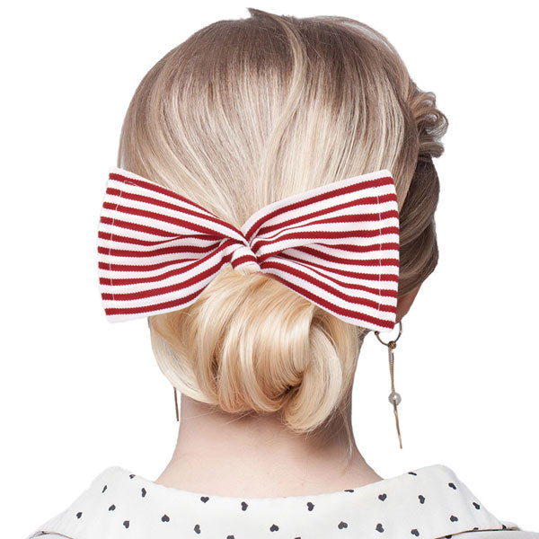 Burgundy Yellow Striped Deft Bun Maker Hair Band. Deft Bun Maker Hair Band making you feel extra glamorous. Push back your hair with this pretty Bun Maker Hair Band, add a pop of color to any plain outfit! Be ready to receive compliments. Be the ultimate trendsetter wearing this chic headband with all your stylish outfits!