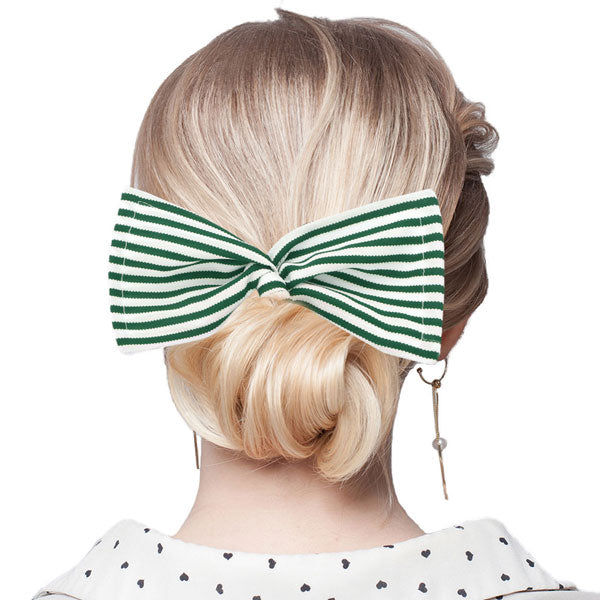 Olive Green Yellow Striped Deft Bun Maker Hair Band. Deft Bun Maker Hair Band making you feel extra glamorous. Push back your hair with this pretty Bun Maker Hair Band, add a pop of color to any plain outfit! Be ready to receive compliments. Be the ultimate trendsetter wearing this chic headband with all your stylish outfits!
