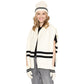 Women's Casual Striped Knit Hoodie Top With Long Sleeve, Sweatshirt Outwear Sweater, the perfect accessory, luxurious, trendy, super soft chic capelet, keeps you warm & toasty. You can throw it on over so many pieces elevating any casual outfit! Perfect Gift Birthday, Anniversary, Wife, Mom, Special Occasion