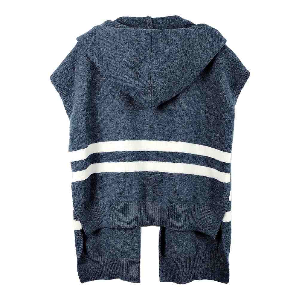 Women's Casual Striped Knit Hoodie Top With Long Sleeve, Sweatshirt Outwear Sweater, the perfect accessory, luxurious, trendy, super soft chic capelet, keeps you warm & toasty. You can throw it on over so many pieces elevating any casual outfit! Perfect Gift Birthday, Anniversary, Wife, Mom, Special Occasion