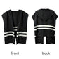 Women's Casual Striped Knit Hoodie Top With Long Sleeve, Sweatshirt Outwear Sweater, the perfect accessory, luxurious, trendy, super soft chic capelet, keeps you warm & toasty. You can throw it on over so many pieces elevating any casual outfit! Perfect Gift Birthday, Anniversary, Wife, Mom, Special Occasion