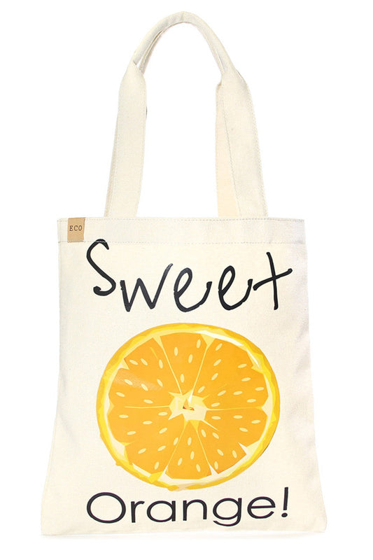 Sweet Oranges Eco Bag combines sustainability with style, crafted from eco-friendly materials to reduce environmental impact. Its durable design supports everyday use, while the vibrant orange motif adds a fresh, natural touch. Ideal for shopping or casual outings, this bag offers a practical and responsible alternative to single-use plastics. 