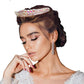 AB Silver Teardrop Cluster Detailed Princess Tiara. Perfect for adding just the right amount of shimmer & shine, will add a touch of class, beauty and style to your wedding, prom, special events, embellished glass crystal to keep your hair sparkling all day & all night long.
