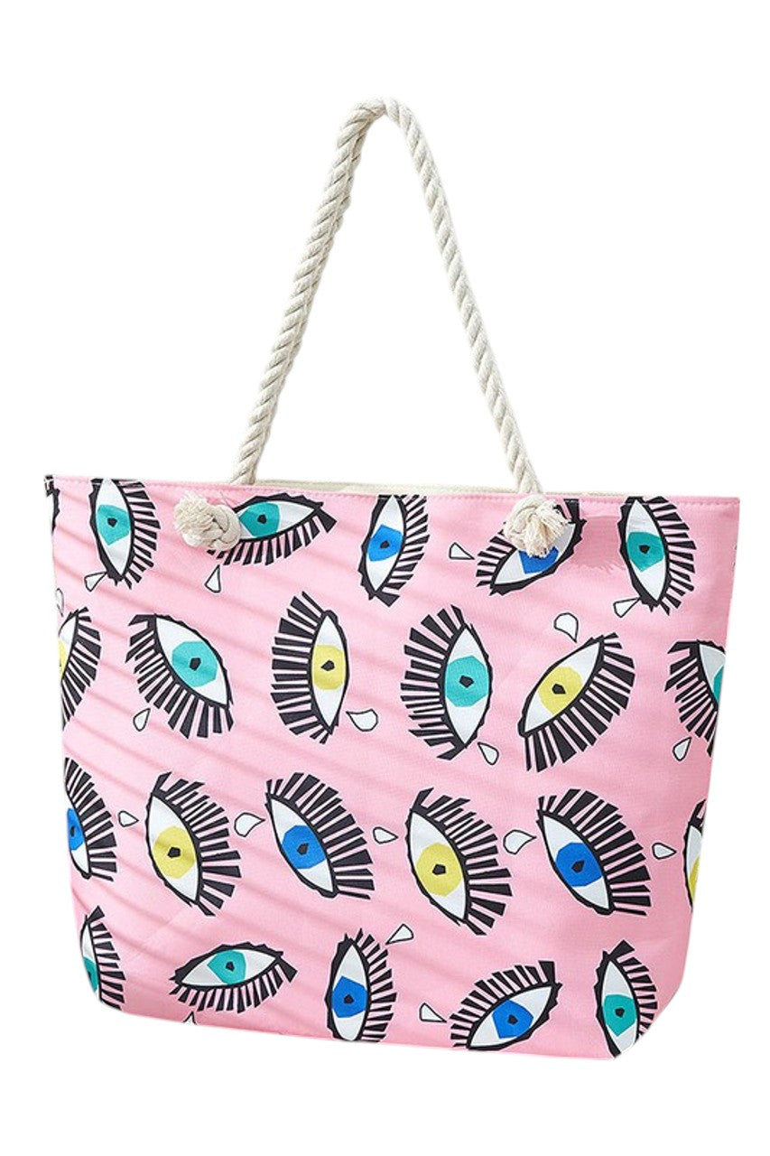 Third Eye Pattern Pink Tote Bag combines distinctive design with practical functionality. Crafted with durable materials, this tote offers ample space for daily essentials while showcasing a unique third eye motif that adds an artistic and symbolic touch. Its sturdy handles ensure comfortable carrying, making it an ideal accessory for both casual outings and purposeful errands. Elevate your style with a bag that balances creativity and everyday utility. 