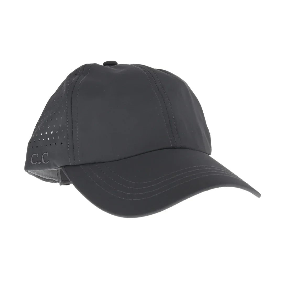 Charcoal Unisex Laser Cut C.C Ball Cap combines precision craftsmanship with versatile style. Featuring laser-cut detailing, this cap offers a modern, breathable design that enhances comfort and durability. Its unisex fit ensures a flattering look for all, making it an ideal accessory for everyday wear or outdoor activities. Crafted to provide both function and fashion, this ball cap is a reliable choice for those seeking quality headwear with a contemporary edge. 