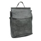 Vegan Backpack Best Seller - Modern Chic Vegan Long-lasting Faux Leather Backpack Convertible Bag, largely spaced, daily necessities can be put into this fashionable bag, take it to  school, work or a day trip, simple sophistication, dress to impress. Perfect Birthday Gift, Anniversary Gift, Thank you Gift, Vegan Convertible Backpack