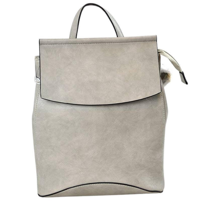 Vegan Backpack Best Seller - Modern Chic Vegan Long-lasting Faux Leather Backpack Convertible Bag, largely spaced, daily necessities can be put into this fashionable bag, take it to  school, work or a day trip, simple sophistication, dress to impress. Perfect Birthday Gift, Anniversary Gift, Thank you Gift, Vegan Convertible Backpack