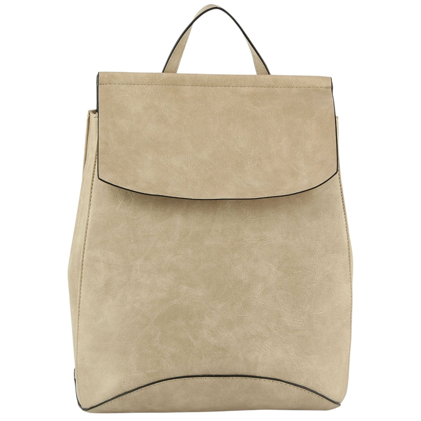 Vegan Backpack Best Seller - Modern Chic Vegan Long-lasting Faux Leather Backpack Convertible Bag, largely spaced, daily necessities can be put into this fashionable bag, take it to  school, work or a day trip, simple sophistication, dress to impress. Perfect Birthday Gift, Anniversary Gift, Thank you Gift, Vegan Convertible Backpack
