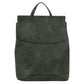 Vegan Backpack Best Seller - Modern Chic Vegan Long-lasting Faux Leather Backpack Convertible Bag, largely spaced, daily necessities can be put into this fashionable bag, take it to  school, work or a day trip, simple sophistication, dress to impress. Perfect Birthday Gift, Anniversary Gift, Thank you Gift, Vegan Convertible Backpack