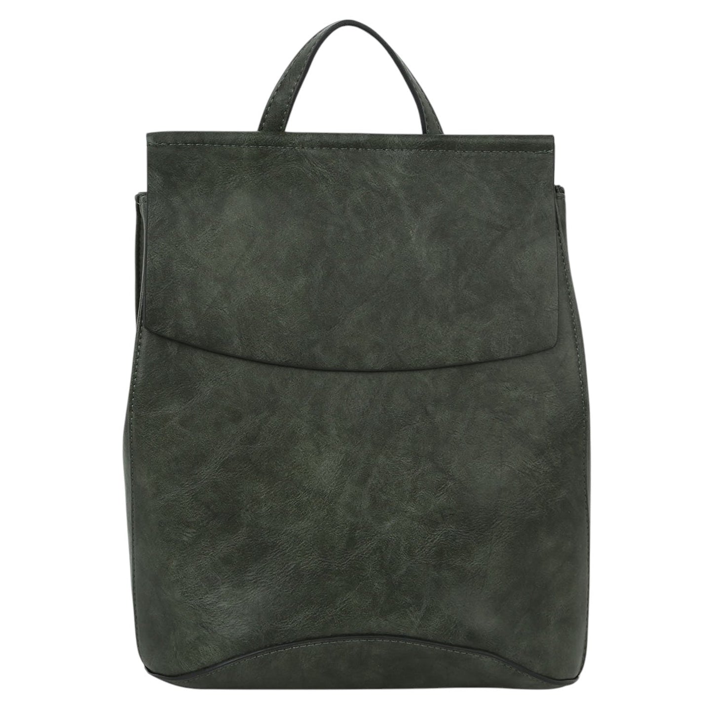 Vegan Backpack Best Seller - Modern Chic Vegan Long-lasting Faux Leather Backpack Convertible Bag, largely spaced, daily necessities can be put into this fashionable bag, take it to  school, work or a day trip, simple sophistication, dress to impress. Perfect Birthday Gift, Anniversary Gift, Thank you Gift, Vegan Convertible Backpack
