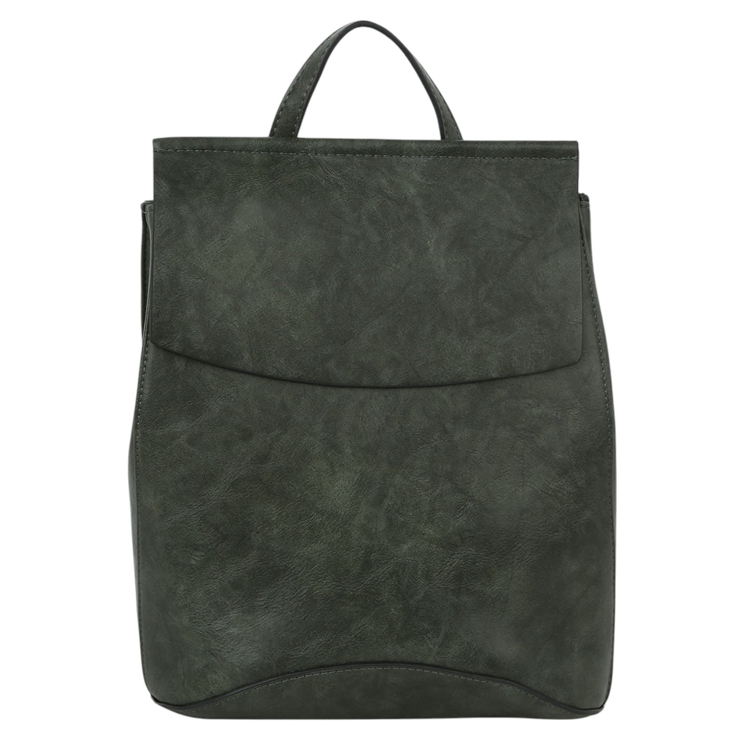 Vegan Backpack Best Seller - Modern Chic Vegan Long-lasting Faux Leather Backpack Convertible Bag, largely spaced, daily necessities can be put into this fashionable bag, take it to  school, work or a day trip, simple sophistication, dress to impress. Perfect Birthday Gift, Anniversary Gift, Thank you Gift, Vegan Convertible Backpack