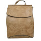 Vegan Backpack Best Seller - Modern Chic Vegan Long-lasting Faux Leather Backpack Convertible Bag, largely spaced, daily necessities can be put into this fashionable bag, take it to  school, work or a day trip, simple sophistication, dress to impress. Perfect Birthday Gift, Anniversary Gift, Thank you Gift, Vegan Convertible Backpack