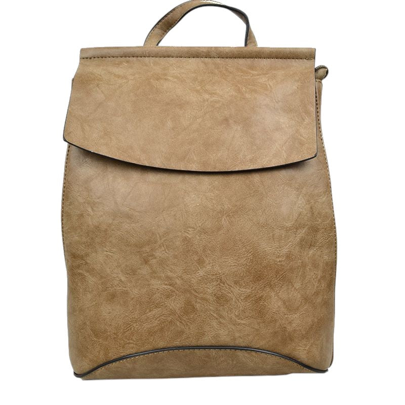 Vegan Backpack Best Seller - Modern Chic Vegan Long-lasting Faux Leather Backpack Convertible Bag, largely spaced, daily necessities can be put into this fashionable bag, take it to  school, work or a day trip, simple sophistication, dress to impress. Perfect Birthday Gift, Anniversary Gift, Thank you Gift, Vegan Convertible Backpack