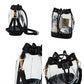 White-Solid Faux Leather Transparent Bucket Bag, The perfect accessory for your daily needs. Made of durable and trendy faux leather, this bag features a unique transparent design, allowing you to easily access your items while adding a touch of style to your outfit.