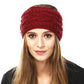 Wide Solid Burgundy Cable Knit Earmuff Headband Soft Burgundy Knit Ear Warmer Headband soft cable knit ear warmer will shield you from cold weather ensuring all day comfort. The ear band is wide, soft & comfortable adding a sleek style to your ensemble. Perfect Gift Christmas, Birthday, Holiday, Anniversary, Valentine's Day, Loved One