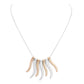 Worn Finish Metal Bar Fringe Necklace, Metal Necklace, Bar Necklace, suits any style & occasion wear over your favorite tops & dresses this season! Timeless treasure, versatile, goes with anything from business casual to everyday wear! Great gift: Vacation, Birthday, Anniversary, Christmas, Just Because, Valentine's, Vacation, Mother's day, Easter, Hanukkah