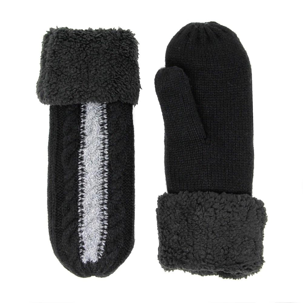 So Plush Two Tone Cable Knit Fuzzy Trim Mitten Gloves are exceptionally warm & protect you from winter's cold winds. Stylish & comfortable, chic & glam are the perfect accessory to complete any outfit. Can be worn everyday, keep your hands cozy while staying stylish. The perfect present for yourself or a loved one! 