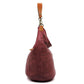 Best Seller - Vegan Long-lasting Striped Patch Faux Leather Shoulder Bag Hobo Tote, largely spaced, keep your essentials safe while having standout style, classic, you can take it to a school, work or a day trip, simple sophistication, coordinate with any ensemble from business casual to everyday wear. Perfect Gift for her