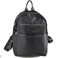 Black Modern Vegan Long Lasting Nylon Backpack Multi Purpose Bag; Largely spaced, daily necessities can be put into this fashionable bag, take it to  school, work or a day trip, simple sophistication, dress to impress. Perfect Birthday Gift, Anniversary Gift, Thank you Gift, Nylon Style Backpack, School Bag, Fashion Bag