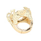 AB Blue Metal Twig Detailed Stone Stretch Ring. Polish your elegance with the sparkling band. If you prefer timeless glamour, this cut is meant for you. Perfect Birthday Gift, Anniversary Gift, Mother's Day Gift, Anniversary Gift, Graduation Gift, Prom Jewelry, Valentine's Day Gift, Thank you Gift.