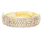 AB Gold Bubble Stone Evening Bracelet. Get ready with this bubble stone embellished bracelets, Beautifully crafted design adds a gorgeous glow to any outfit. Eye-catching sparkle, sophisticated look you have been craving for! Adds a pop of pretty color to your attire, Jewelry that fits your lifestyle! Awesome gift for birthday, Anniversary, Valentine’s Day or any special occasion.
