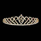 AB Gold Sweet 15 Rhinestone Princess Tiara. The wedding tiara is a classic royal tiara made from gorgeous rhinestone is the epitome of elegance and bridal luxury and grace. Unique Hair Jewelry is suitable for any special occasions such as wedding engagement,prom,evening,etc.It's the most exquisite gift for the bride to be.It as the perfect complement will make your whole wedding dress look come to life.