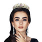 AB Gold Teardrop Accented Marquise Stone Cluster Princess Tiara, The stunning hair accessory is really beautiful, Pretty, and lightweight. Makes You More Eye-catching at special events and wherever you go. Perfect for adding just the right amount of shimmer & shine, will add a touch of class, beauty, and style to your wedding, prom, or special events, Marquise Stone Cluster, keeps your hair sparkling all day & all night long. Show your royalty with this marquise cluster, Princess Tiara.