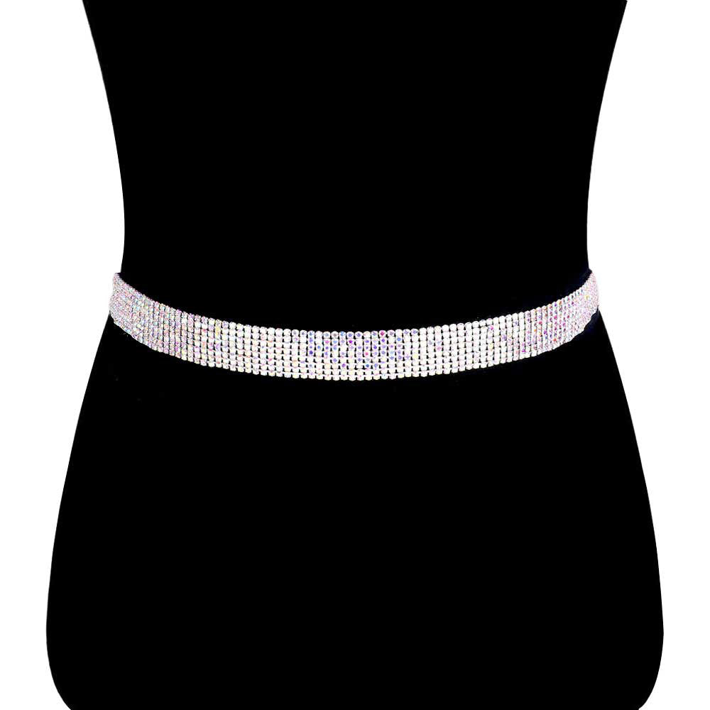 AB Silver Rose Gold 8 Rows Crystal Rhinestone Sash Ribbon Bridal Wedding Belt Headband Tie, timeless selection, sparkling rhinestone crystal Bridal Belt Sash, is exceptionally elegant, adding an exquisite detail to your wedding dress. Tie on your hair for a glamorous, beautiful headband elevating your hairdo on your super special day.