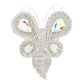 AB Silver Rhinestone Embellished Butterfly Evening Bracelet. These gorgeous butterfly themed rhinestone pieces will show your class in any special occasion. The elegance of these bracelet goes unmatched, great for wearing at a party! Perfect jewelry to enhance your look. Awesome gift for birthday, Anniversary, Valentine’s Day or any special occasion.