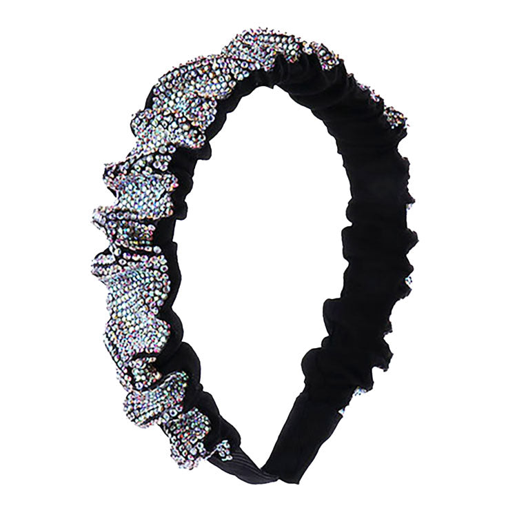 AB Trendy Braided Knotted Bling Pleated Headband. Create a natural look while perfectly matching your color with the easy to use Braided Headband. Adds a super neat and trendy twist to any boring style. Perfect for everyday wear; special occasions, outdoor festivals and more. Available in a variety of colors!