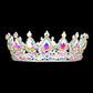 Ab Silver Teardrop Stone Accented Crown Tiara, This crown tiara is a classic royal tiara made from gorgeous stone accented is the epitome of elegance. Exquisite design with beautiful color and brightness makes you more eye-catching in the crowd and will make you more charming and pretty without fail.