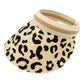 Beige Leopard Patterned Visor Hat. Eco-friendly visor whether you’re basking under the sun at the beach, the pool, kicking back with friends at the lake, a great hat can keep you cool and comfortable even when the sun is high in the sky. Perfect Birthday , Mother's Day , Anniversary , Vacation Getaway, Valentines Day Gift.