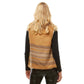 Beige Plaid Faux Fur Lining and Pocket Vest, the perfect accessory, luxurious, trendy, super soft chic capelet, keeps you warm and toasty. You can throw it on over so many pieces elevating any casual outfit! Perfect Gift for Wife, Mom, Birthday, Holiday, Christmas, Anniversary, Fun Night Out