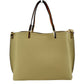 Beige Simpler Times Bucket Crossbody Bags For Women.A great everyday casual mini shoulder bag composed of premium leather. A simple design with subtle gold hardware details on closure, top handle details and zipper. Equipped with a sleek top handle as well as an adjustable/detachable mesh long strap for multiple carrying options. Magnetic snap closure for an inner zipper pouch opening spacious to hold your phone, wallet, and other essentials secure.