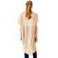 Beige Solid Color Half Ruffled Cover-Up Poncho, This lightweight ponchos for women have plenty of stretch with lovely draping. The added ruffle edge gives better coverage with a feminine look. Feel sexy and comfortable no matter where you are. This unique poncho top can be worn in a variety of ways. A warp poncho that will complement every outfit you own. Suitable for Summer wrap, travel vacation, Beach, Party, Club, Night, Evening, Date, Casual and Other Occasions in Spring, Summer and Autumn.