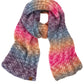 Berry C.C Multi Color Rib Knit Scarf, on trend & fabulous, a luxe addition to any cold-weather ensemble. This Check Knit scarf combines great fall style with comfort and warmth. It's a a perfect weight can be worn to complement your outfit, or with your favorite fall jacket. Great for daily wear in the cold winter to protect you against chill, classic style scarf & amps up the glamour with plush material that feels amazing snuggled up against your cheeks.