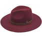 Berry C.C Wool Felt Detailed Panama Summer Sun Hat With Strap Banded Trim; Unique, timeless & classic Summer Sun Fedora Hat has a ribbon band trim material accent. Trendy Birthday, Holiday Gift, Christmas Gift, Regalo de Navided, Bad hair days, casual everyday wear, Anniversary Gift, Fall Outfit, Cool Fashion Fedora, Valentine's Day Gift