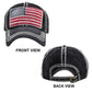 Black American USA Flag Vintage Baseball Cap; Show your patriotic side with this cute patriotic  USA flag style American Flag baseball cap. Perfect to keep the sun out of your eyes, and to pull your hair back during exercises such as walking, running, biking, hiking, and more! Adjustable Velcro strap gives you the perfect fit.