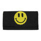 Black Beaded Smile Clutch Crossbody Bag, Look like the ultimate fashionista when carrying this small Clutch bag, great for when you need something small to carry or drop in your bag. Keep your keys handy & ready for opening doors as soon as you arrive. Perfect Birthday Gift or any other events. These smiling face Clutch bag gift idea will sure to bring a smile to your loving one face!
