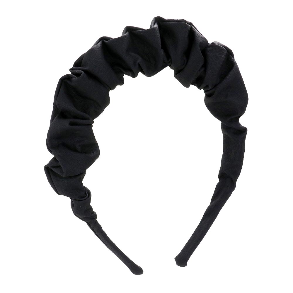 Black Beautiful Pleated Solid Headband, create a natural & beautiful look while perfectly matching your color with the easy-to-use pleated solid headband. Perfect for everyday wear, special occasions, outdoor festivals, and more. Awesome gift idea for your loved one or yourself.