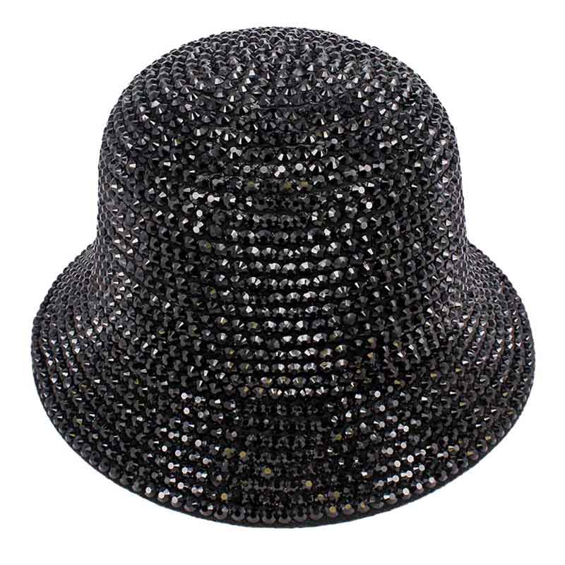 Black Bling Bucket Hat, Bling stones studs are decorated all around the hat, the stone bucket hat make you sparkly on the party, absolutely get many compliments. Show your trendy side with this lovely  bucket hat. The bling stone bucket hat is perfect for night out, outdoor event, hip hop fashion, Halloween costume, shopping, dating, wedding, music festival, evening party, prom, travel, beach, vacations, cocktail party and even for daily wear.
