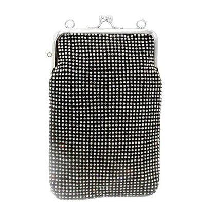 Black Bling Evening Crossbody Bag. Look like the ultimate fashionista with these Crossbody bags! Add something special to your outfit! This fashionable bag will be your new favorite accessory. Perfect Birthday Gift, Anniversary Gift, Mother's Day Gift, Graduation Gift, Valentine's Day 