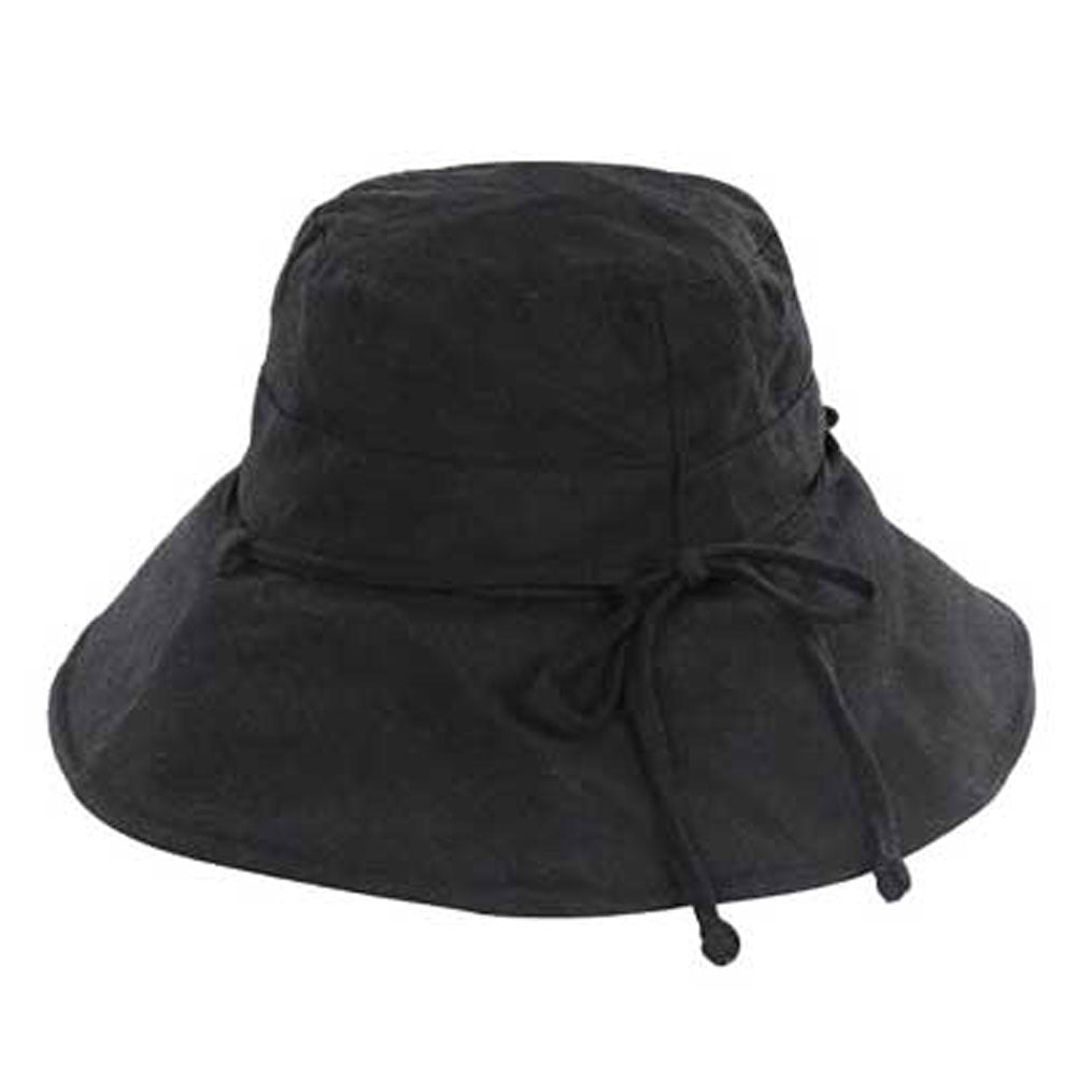 Black Bow Accented Cotton Bucket Hat. Show your trendy side with this Cotton print hat. Have fun and look Stylish. Great for covering up when you are having a bad hair day, perfect for protecting you from the sun, rain, wind, snow, beach, pool, camping or any outdoor activities.