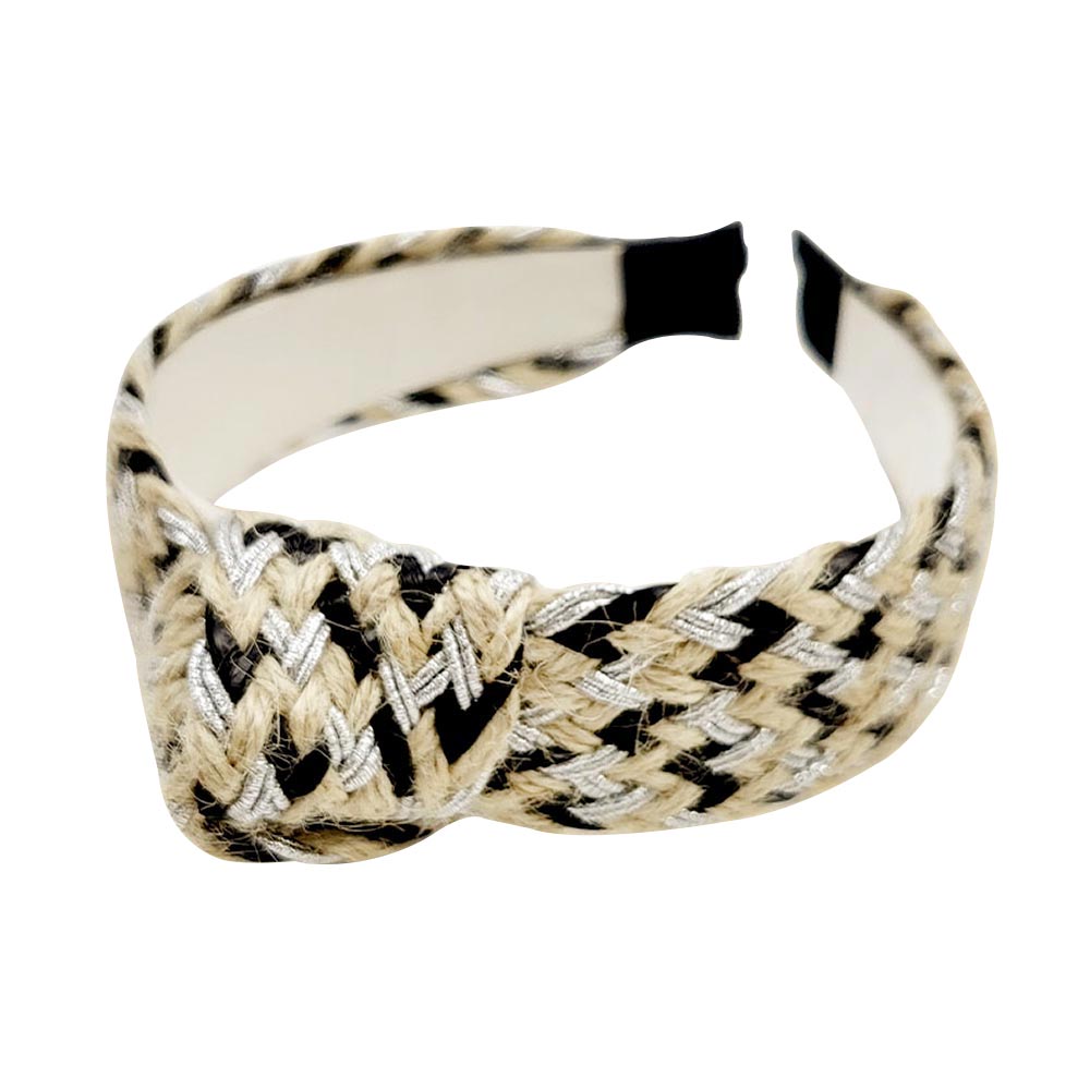 Black Braided Burnout Knot Headband, will make you feel extra glamorous. Push back your hair with this Braided Burnout headband, and spice up any plain outfit! Be ready to receive compliments. Be the ultimate trendsetter wearing this chic headband with all your stylish outfits! Perfect for covering up a bad hair day! Great gift for your loved one.