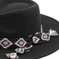 Black C C Vegan Felt Panama Brim Hat with Aztec Trim Band, the beautiful design of this Panama Hat makes you stand out and can coordinate with any outfit while going out. Whether basking under the summer sun at the beach, lounging by the pool, or kicking back with friends at the lake, this awesome Panama hat can keep you cool and comfortable even when the sun is high. It's large, comfortable, and perfect for keeping the sun off your face, neck, and shoulders.